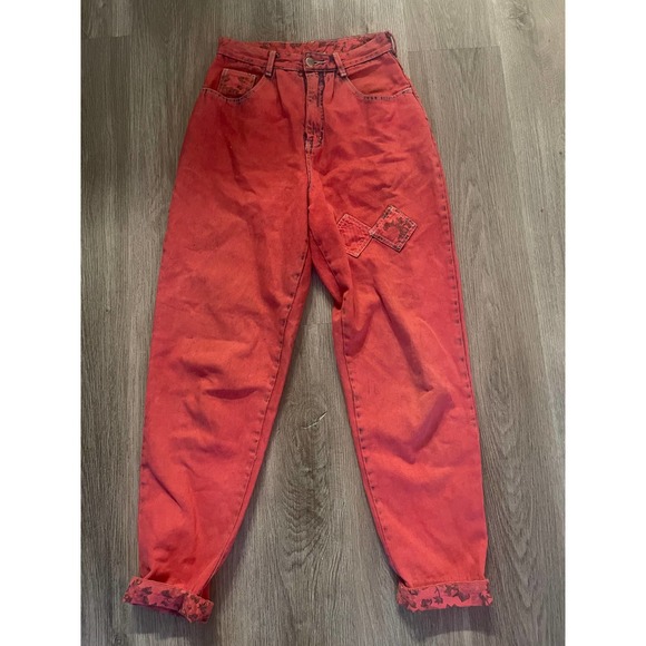Stefano Denim - 🌟 80s Stefano Acid Wash Red Vintage Retro Jeans